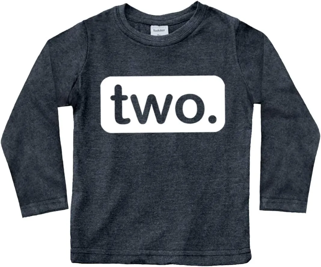 2nd Birthday Shirt boy 2 Year Old Toddler Kids Outfit Second Two t-Shirt Party