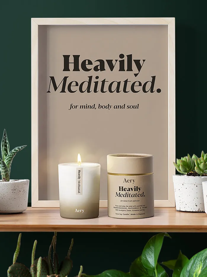 Aery Aromatherapy Candle - Heavily Meditated