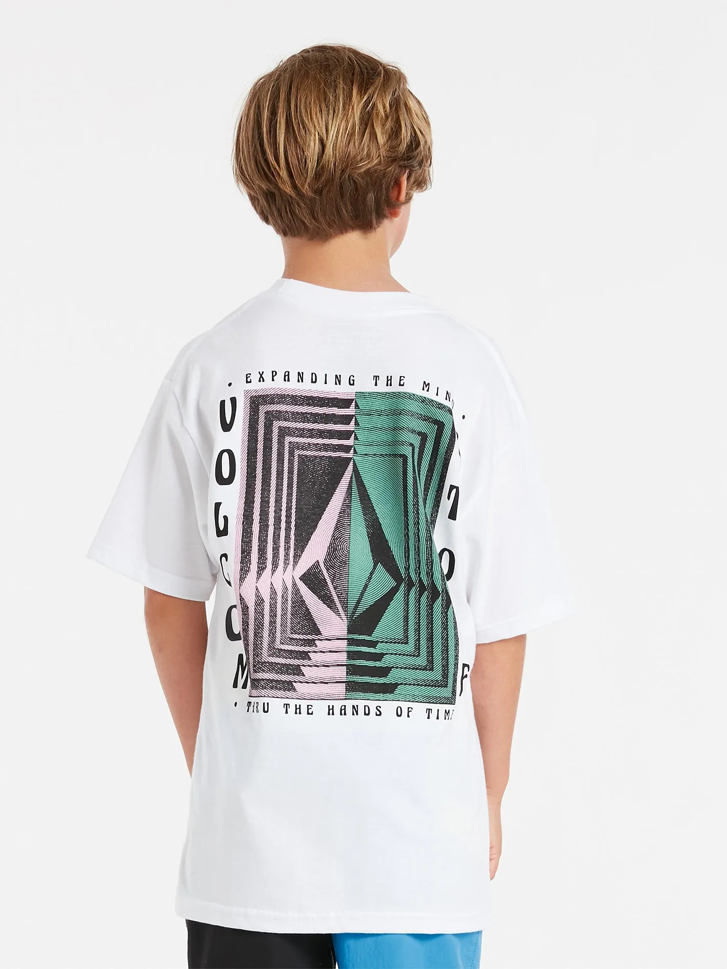 Big Boys Reverberation Short Sleeve Tee - White