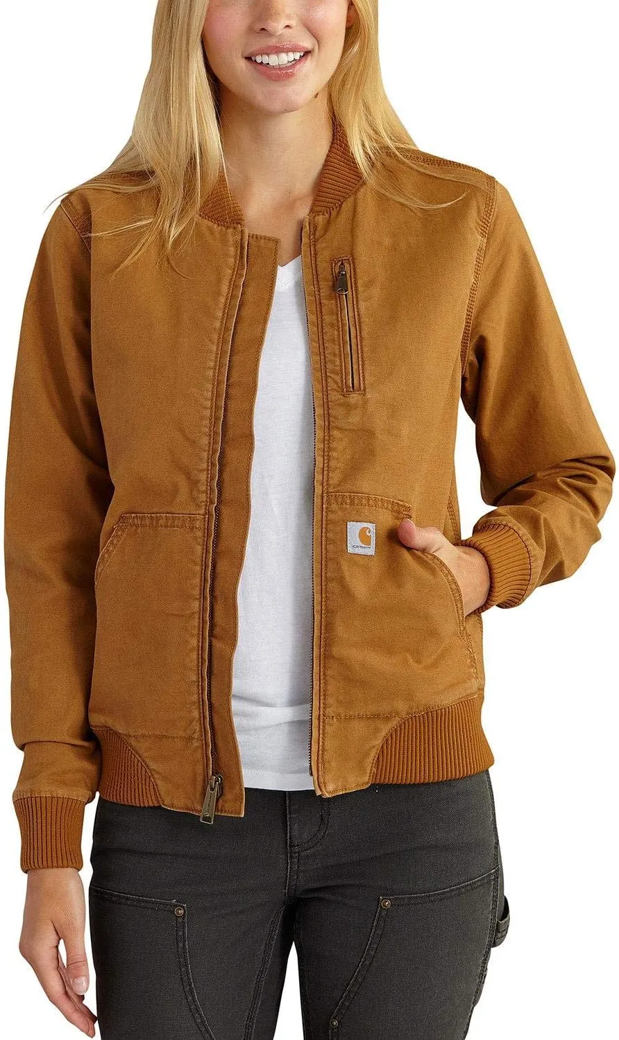 Carhartt Women's Rugged Flex Relaxed Fit Canvas Jacket