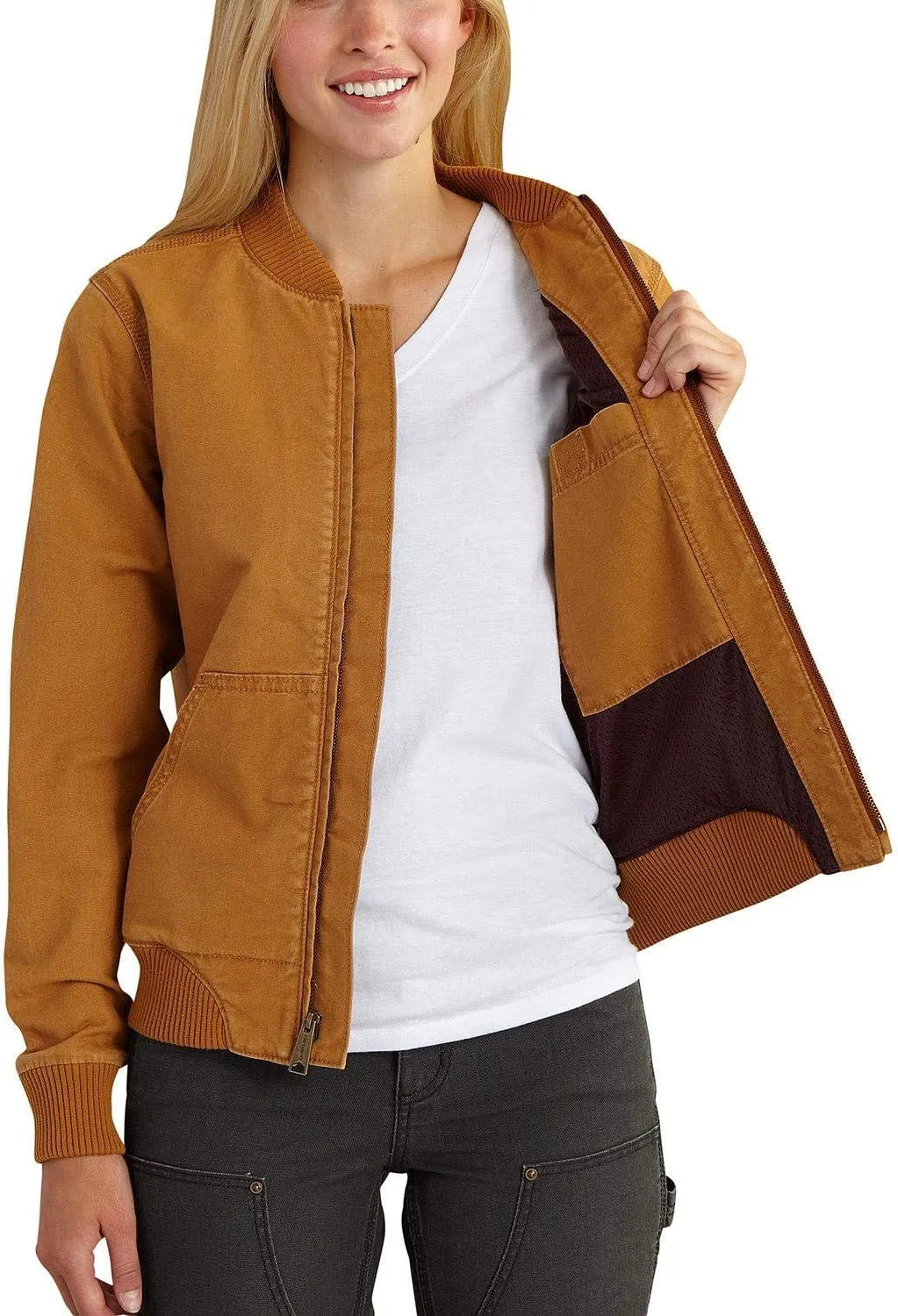 Carhartt Women's Rugged Flex Relaxed Fit Canvas Jacket