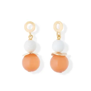 Cat-eye   Natural Shell Tulip Charm