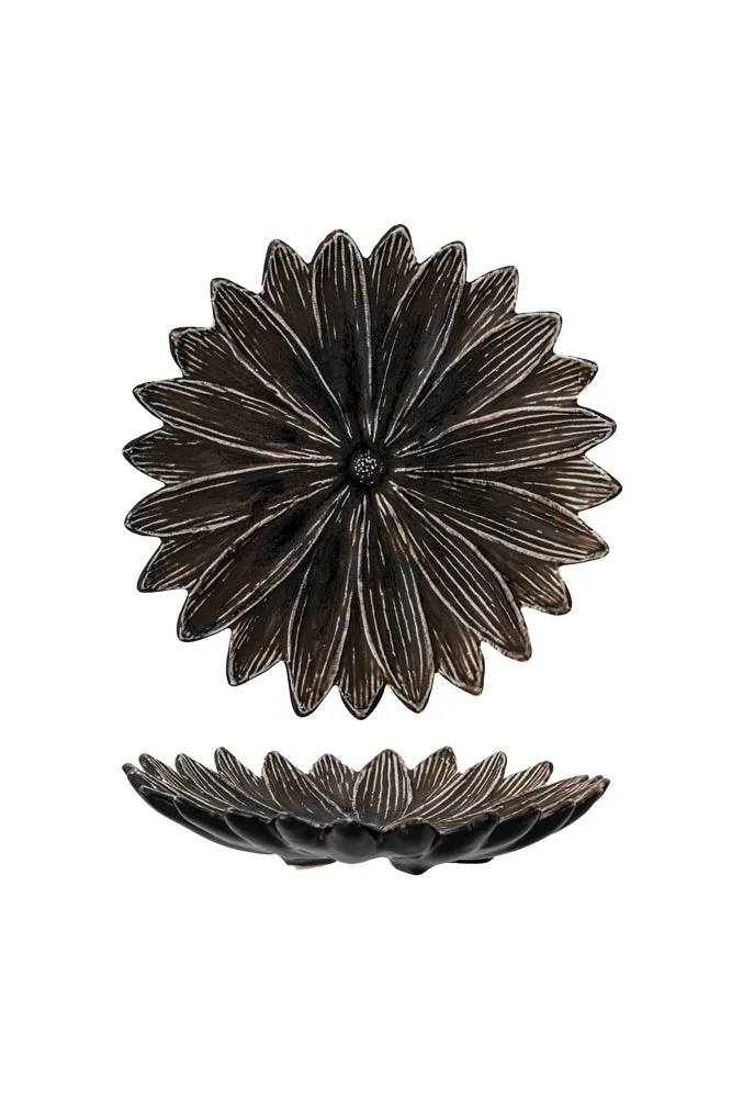 Cocoa Lotus Flower Trinket Dish