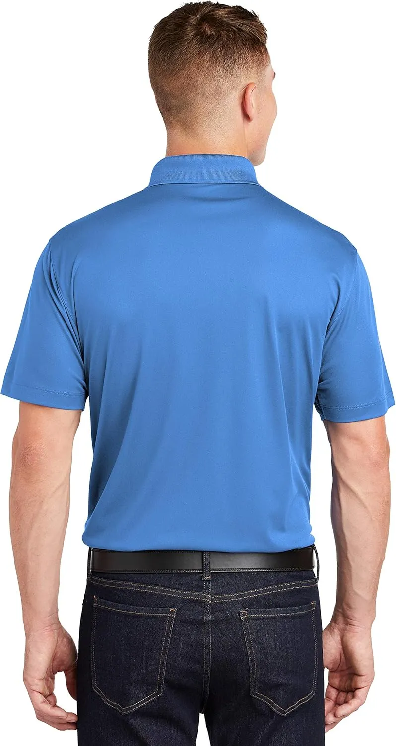 Custom Embroidered Moisture Wicking Performance Polo - Embroidery Collar Polo Shirts