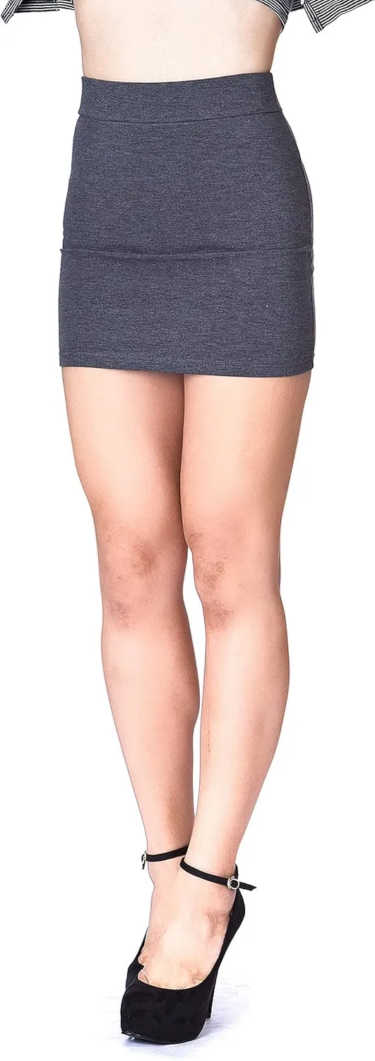 Dani's Choice Must-Buy Basic Bodycon Pencil Short Mini Skirt