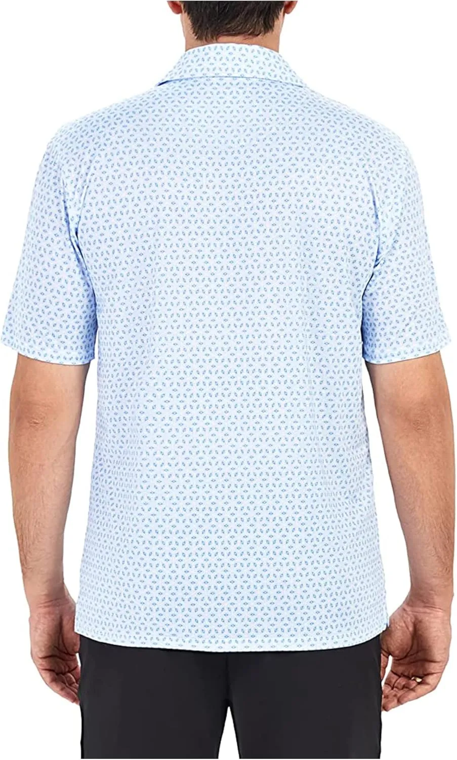 Mens Golf Shirts Short Sleeve Moisture Wicking Dry Fit Performance Athletic Polo Shirt