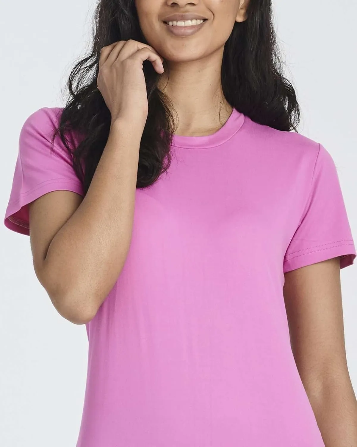 Real Essentials 3 Pack Women’s Casual Short Sleeve Maxi T-Shirt Summer Dress with Slit & Pockets (Available in Plus Size)
