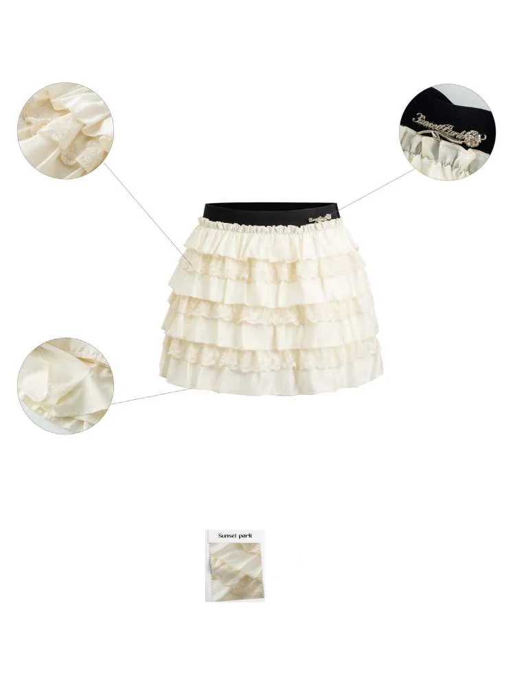 Sweet A-Line Cake Mini Skirt【s0000008067】