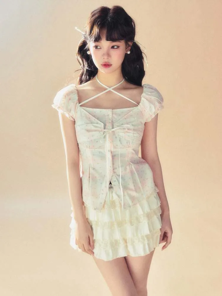 Sweet A-Line Cake Mini Skirt【s0000008067】