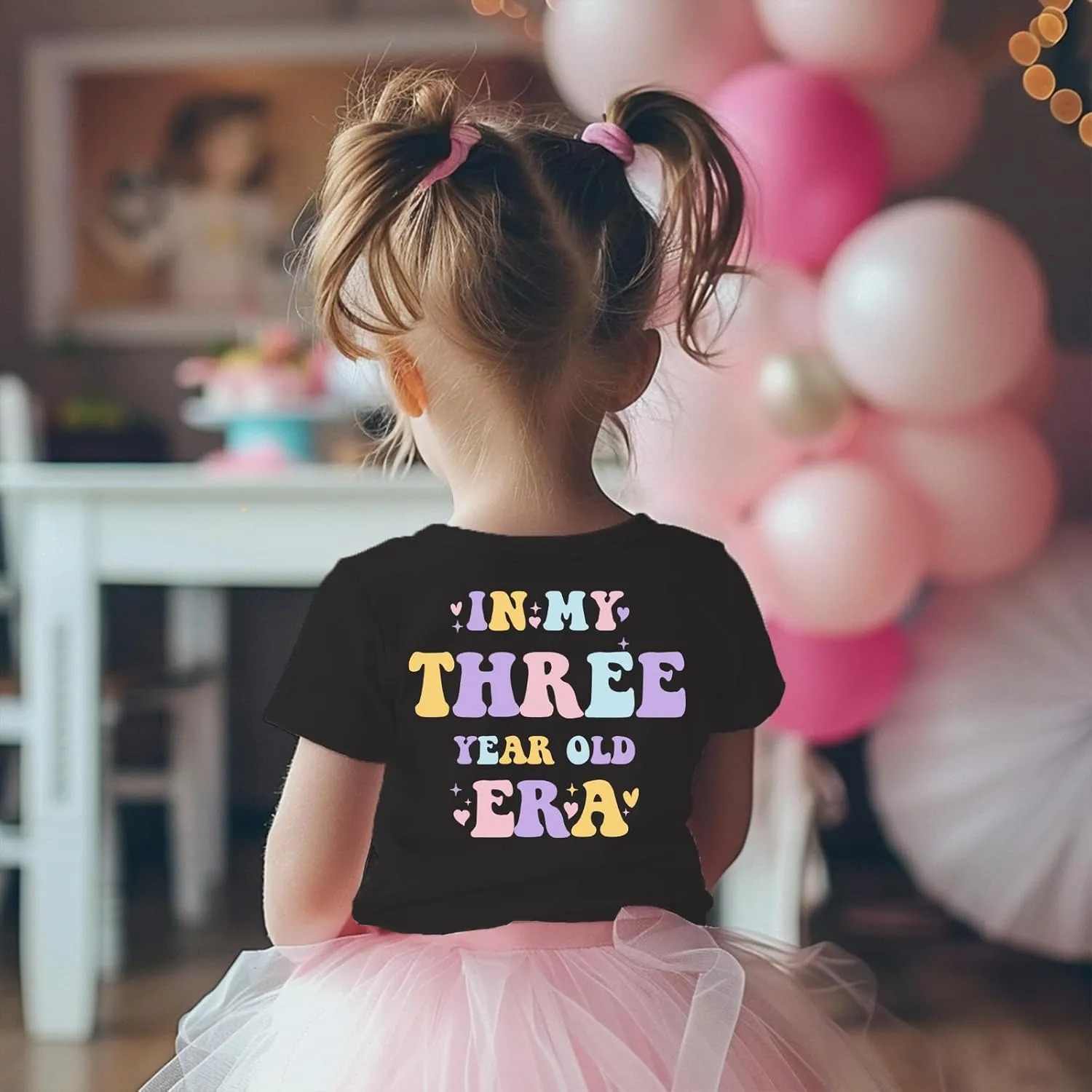 Toddler GILR Two Three Four Five Birthday Shirt in My Two-Five Years Old Era T-Shirts
