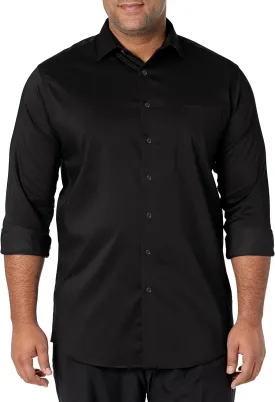 Van Heusen Men's TALL FIT Dress Shirt Ultra Wrinkle Free Flex Collar Stretch (Big and Tall)